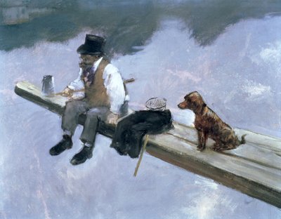 The Fisherman (detail) by Jean Louis Forain